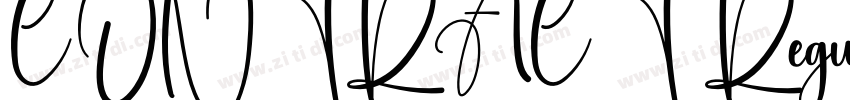 CONTRACT Regular字体转换